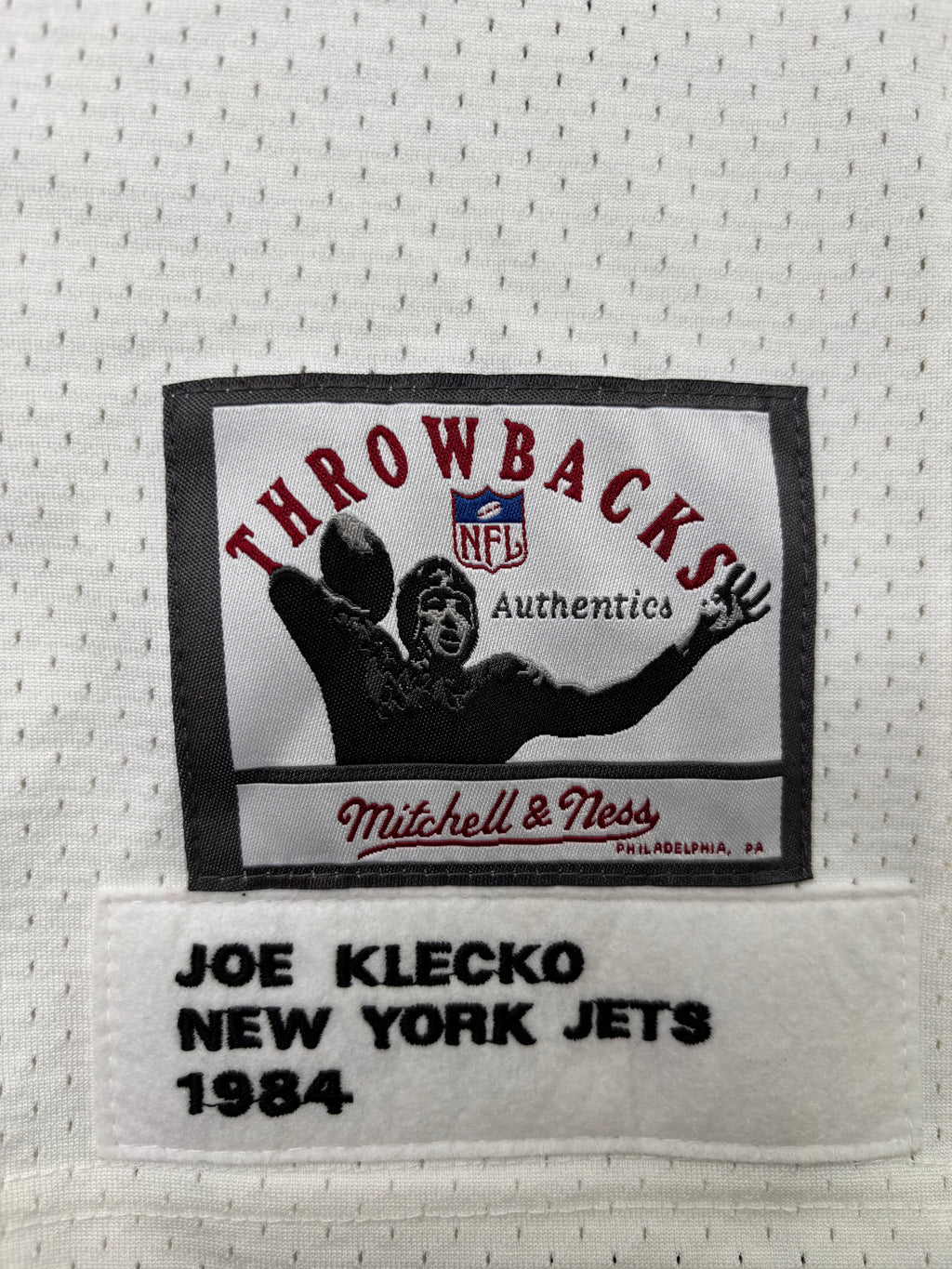 New York Jets Joe Klecko 84’ Mitchell & Ness Authentic Football Jersey Size: 60