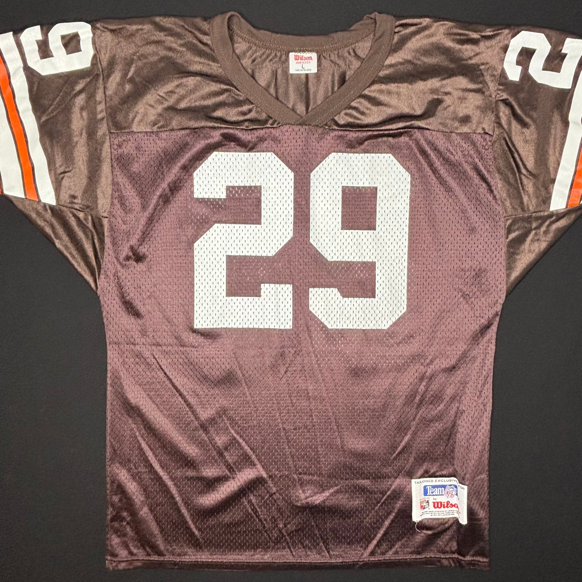 Cleveland Browns Eric Turner Wilson Football Jersey Size: Large