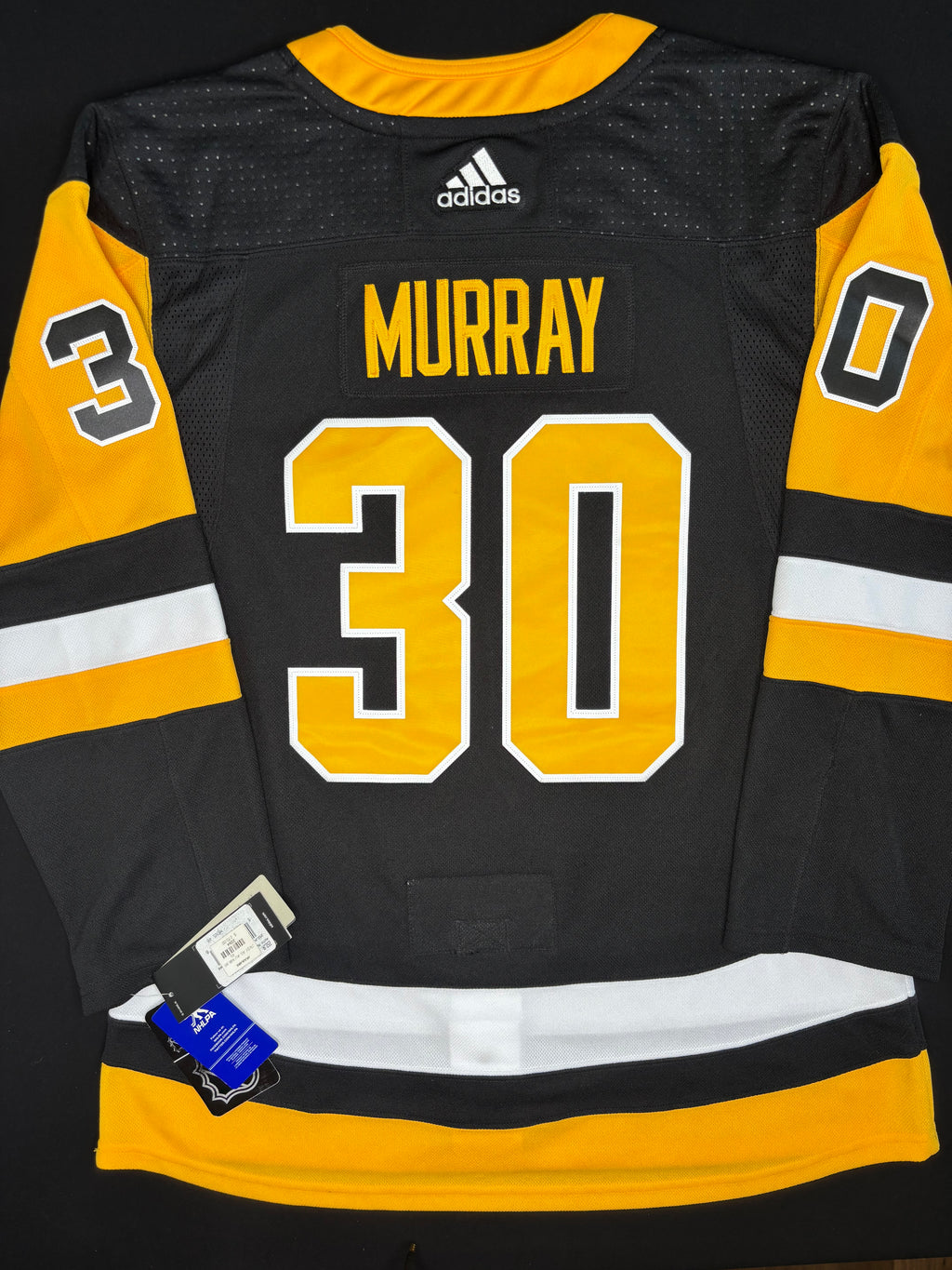 NWT Pittsburgh Penguins Matt Murray Authentic Adidas Hockey Jersey Size: 46