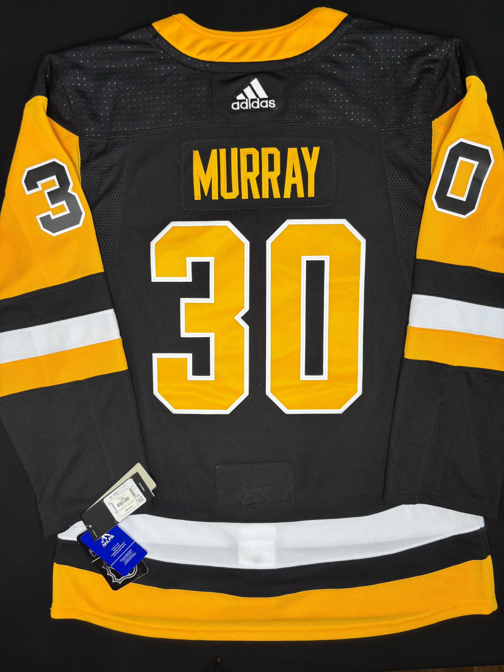 NWT Pittsburgh Penguins Matt Murray Authentic Adidas Hockey Jersey Size: 46
