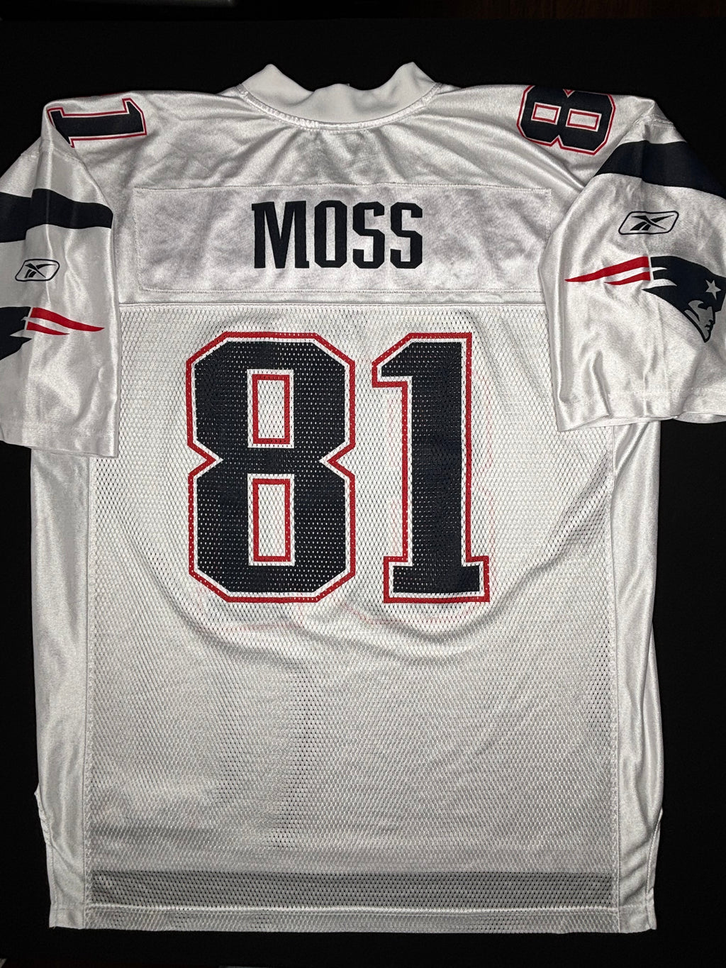 New England Patriots Randy Moss Reebok Football Jersey Size: XL