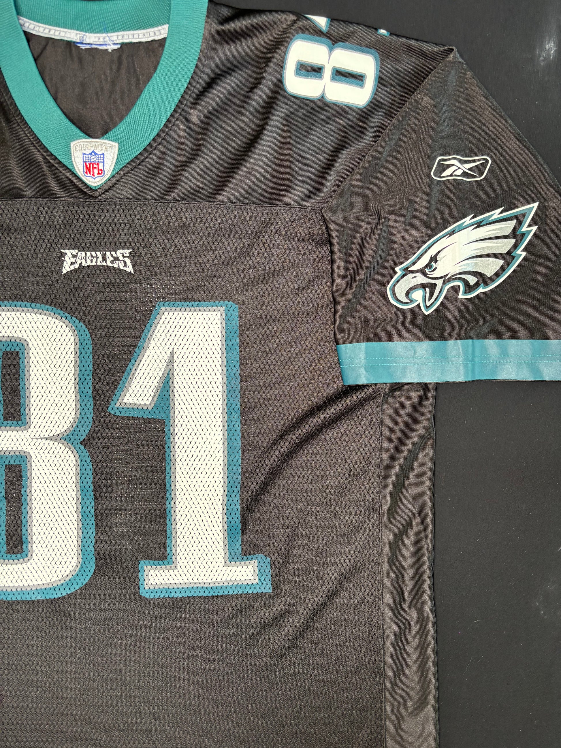 Philadelphia Eagles Terrell Owens Alt Black Reebok Football Jersey Size: XL