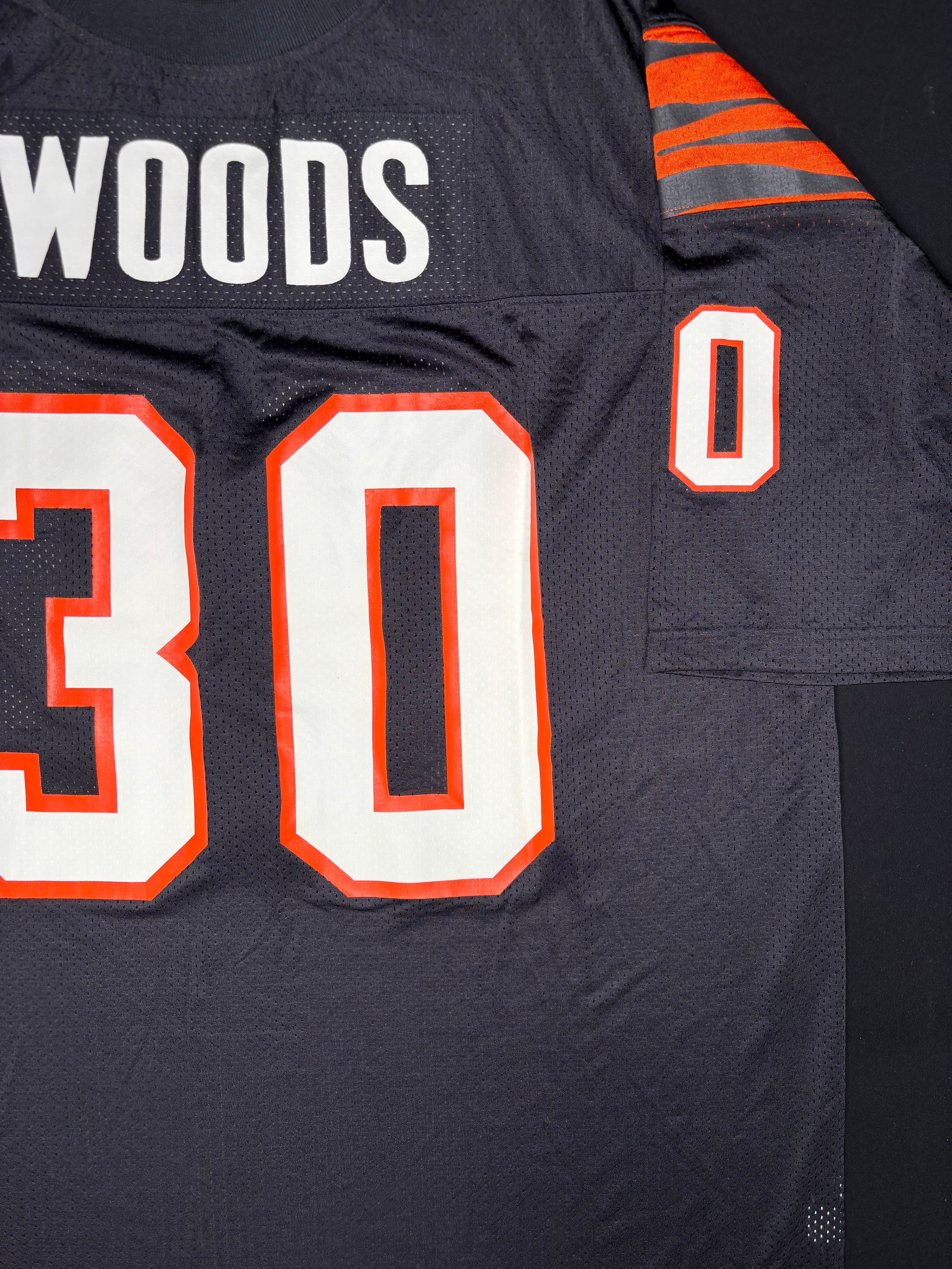 Cincinnati Bengals Icky Woods 1988 Mitchell & Ness Authentic Football Jersey Size: 60