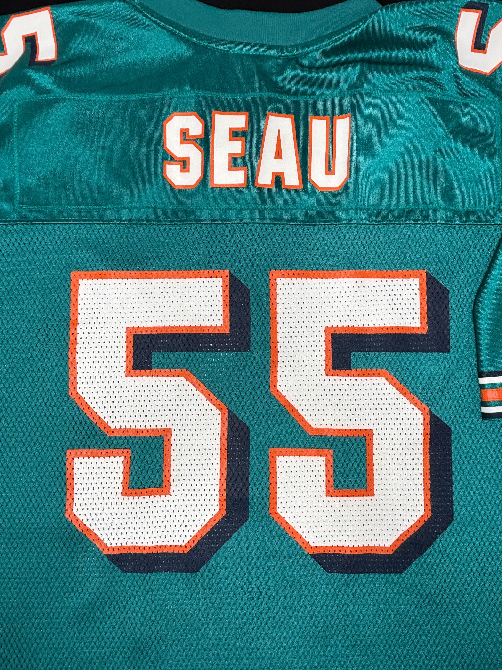 Miami Dolphins Junior Seau Reebok Football Jersey Size: XL