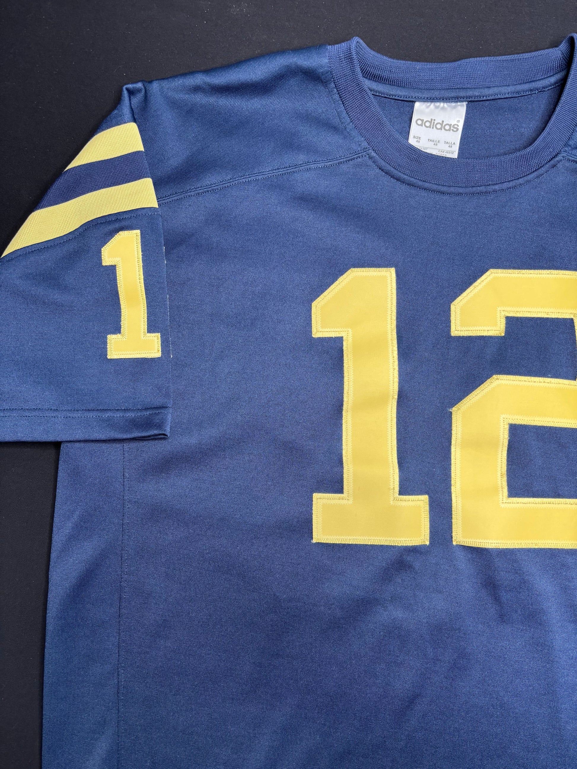 Navy Roger Staubach Adidas HWA Football Jersey Size: Large