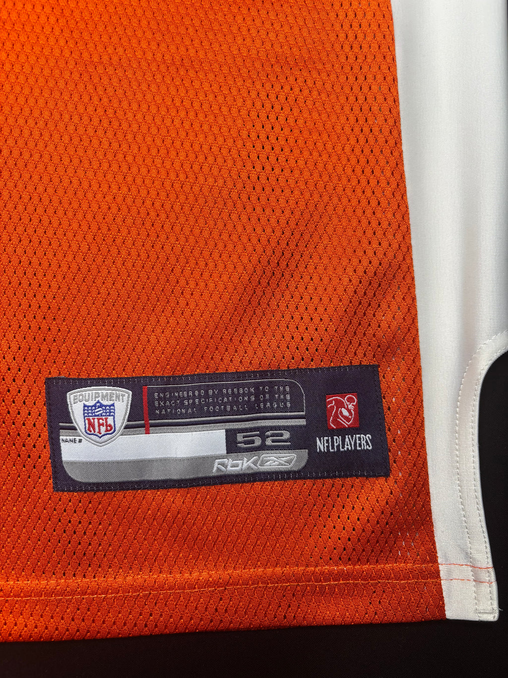 Cincinnati Bengals Rudi Johnson Authentic Reebok Football Jersey Size: 52