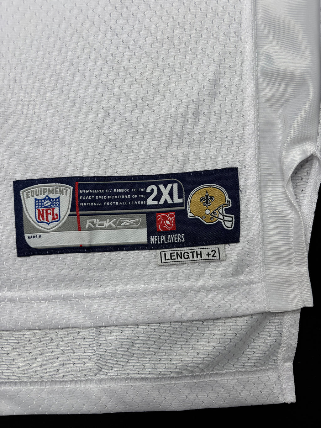 NWT New Orleans Saints Reggie Bush Reebok Premiere Football Jersey Size: XXL