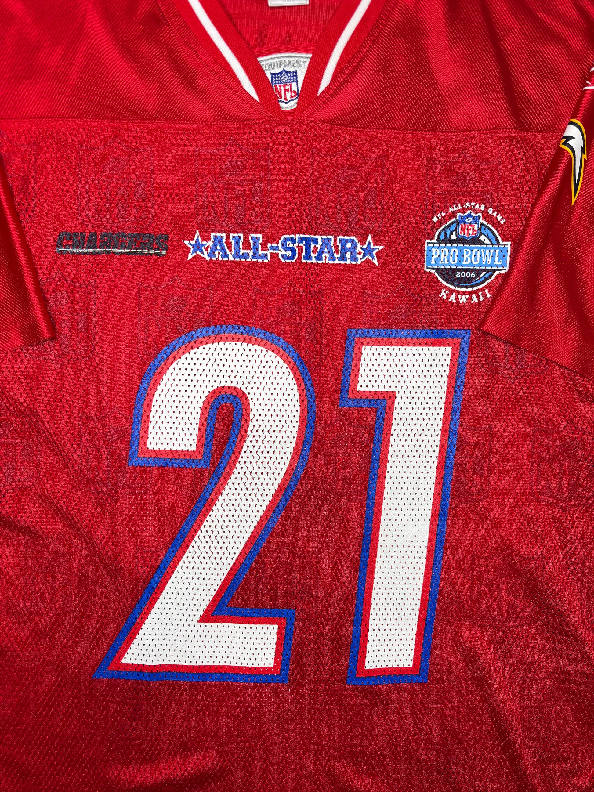 San Diego Chargers Ladainian Tomlinson 2006 AFC Pro Bowl Reebok Football Jersey Size: Large
