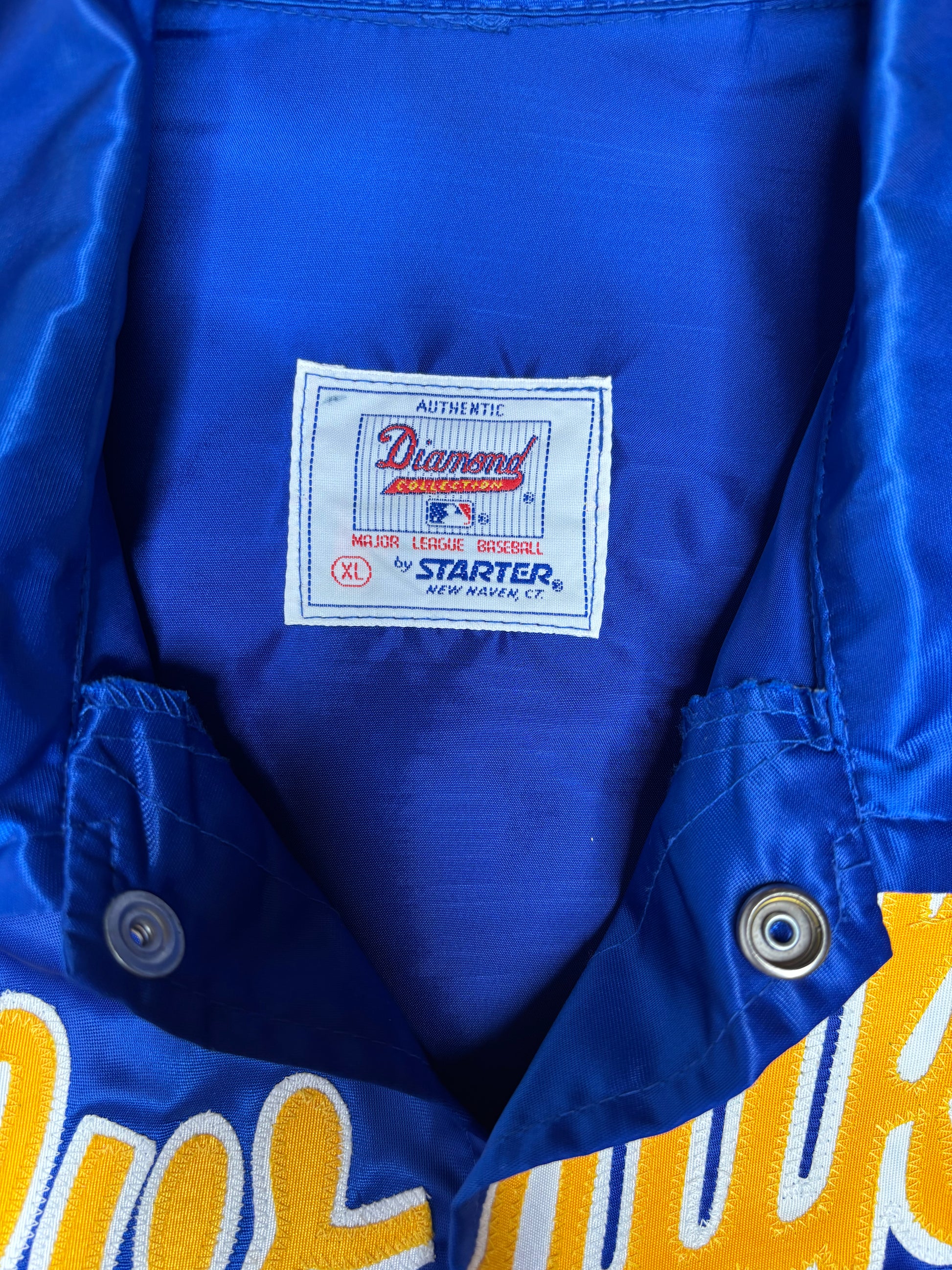 Milwaukee Brewers Vintage Starter Jacket Size: XL