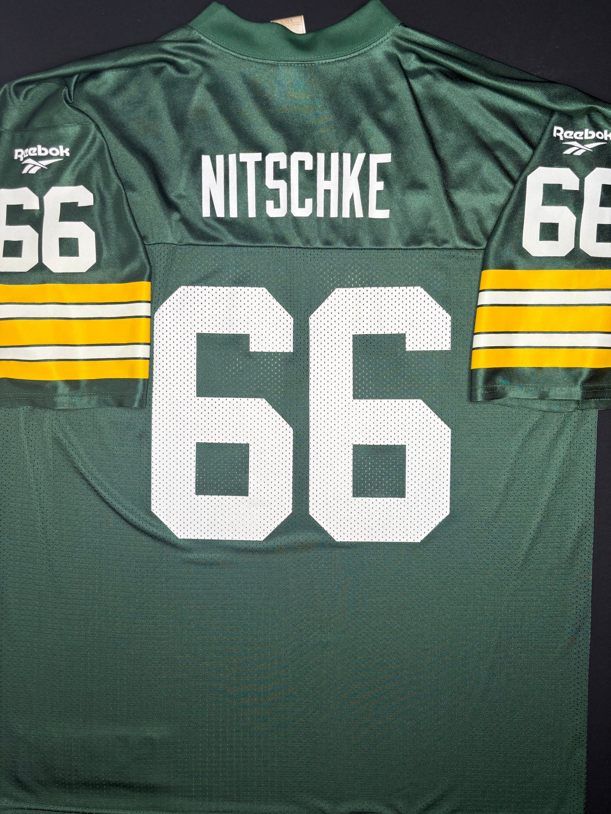 Green Bay Packers Ray Nitschke Reebok Throwbacks Football Jersey Size: XL