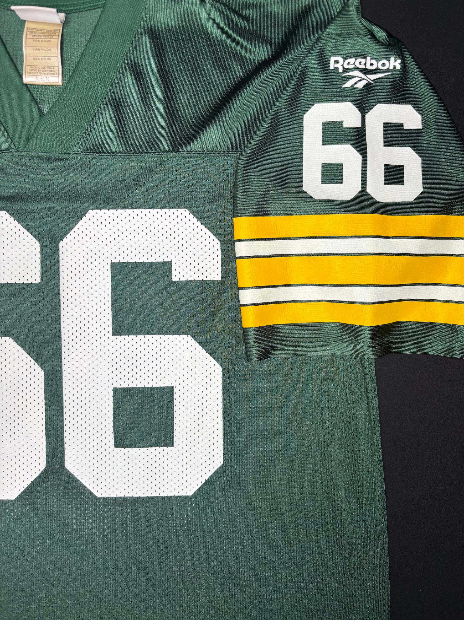 Green Bay Packers Ray Nitschke Reebok Throwbacks Football Jersey Size: XL